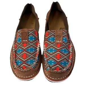 NWOT! Ariat Cruiser Women's Aztec Boat Shoe 8 1/2 B